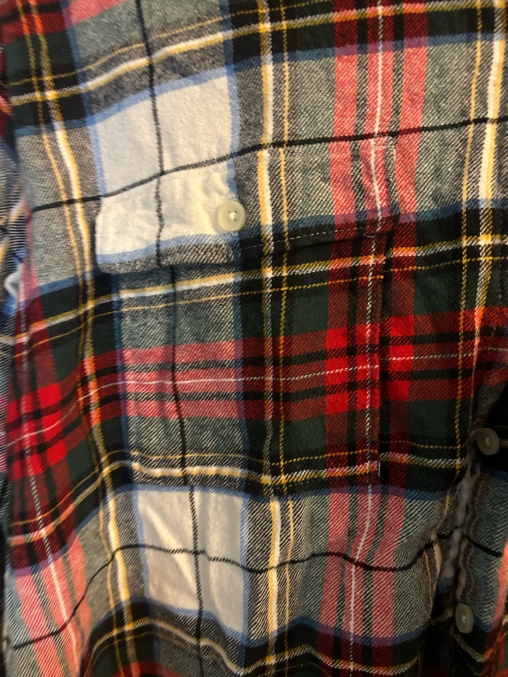 Old Navy Multi-Color Plaid Boyfriend Shirt - Picture 7 of 7